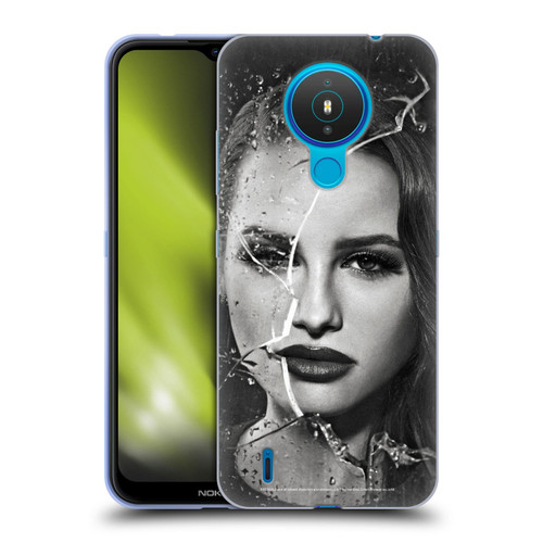 Riverdale Broken Glass Portraits Cheryl Blossom Soft Gel Case for Nokia 1.4