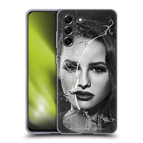 Riverdale Broken Glass Portraits Cheryl Blossom Soft Gel Case for Samsung Galaxy S21 FE 5G