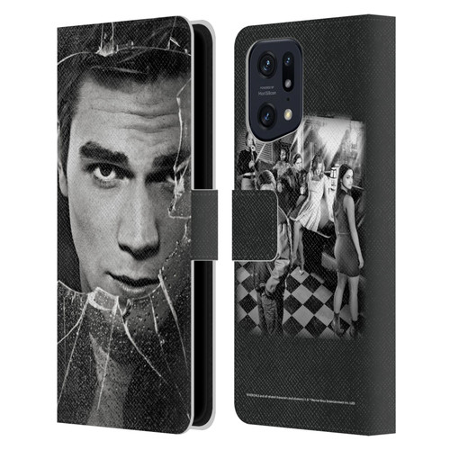 Riverdale Broken Glass Portraits Archie Andrews Leather Book Wallet Case Cover For OPPO Find X5