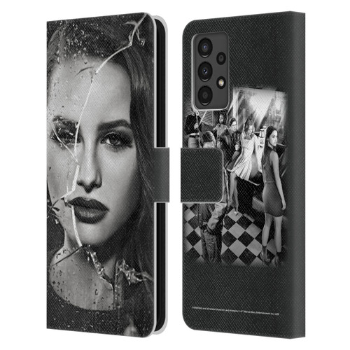 Riverdale Broken Glass Portraits Cheryl Blossom Leather Book Wallet Case Cover For Samsung Galaxy A13 (2022)