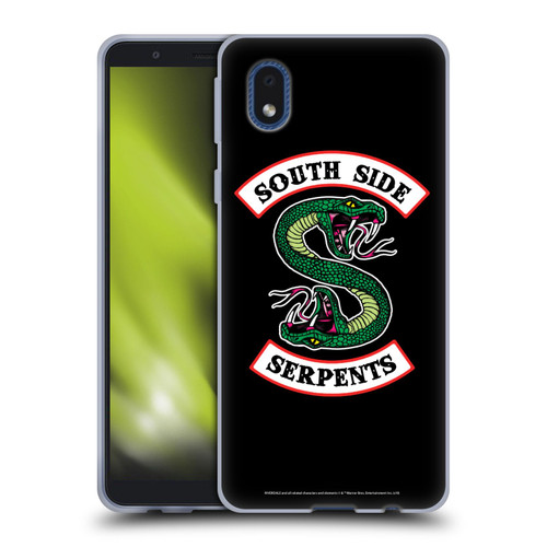 Riverdale Graphic Art South Side Serpents Soft Gel Case for Samsung Galaxy A01 Core (2020)