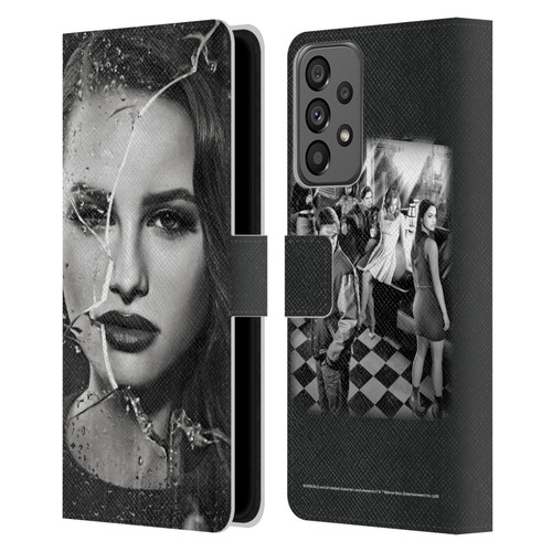 Riverdale Broken Glass Portraits Cheryl Blossom Leather Book Wallet Case Cover For Samsung Galaxy A73 5G (2022)
