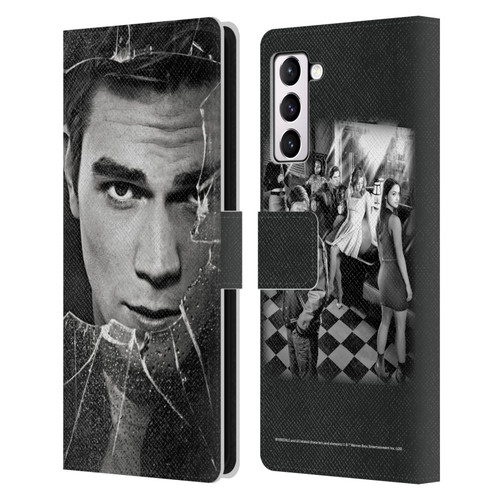 Riverdale Broken Glass Portraits Archie Andrews Leather Book Wallet Case Cover For Samsung Galaxy S21+ 5G