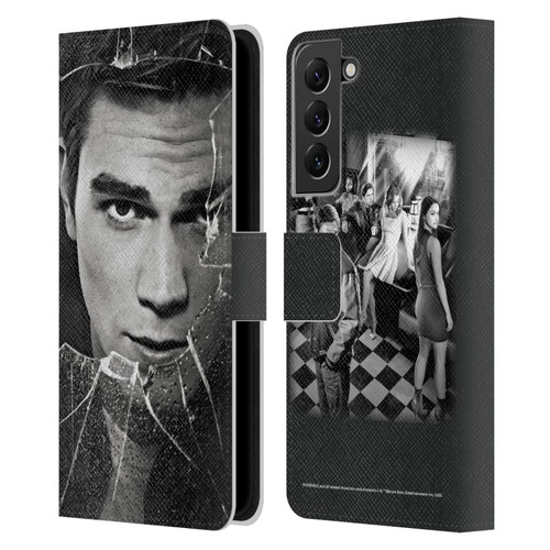 Riverdale Broken Glass Portraits Archie Andrews Leather Book Wallet Case Cover For Samsung Galaxy S22+ 5G