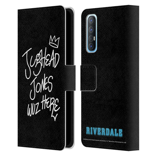 Riverdale Graphic Art Jughead Wuz Here Leather Book Wallet Case Cover For OPPO Find X2 Neo 5G