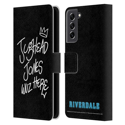 Riverdale Graphic Art Jughead Wuz Here Leather Book Wallet Case Cover For Samsung Galaxy S21 FE 5G