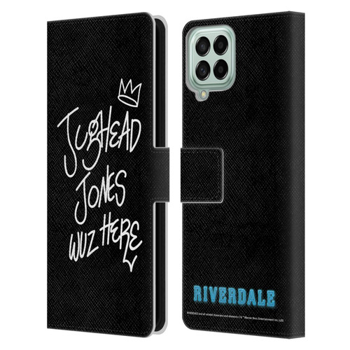 Riverdale Graphic Art Jughead Wuz Here Leather Book Wallet Case Cover For Samsung Galaxy M33 (2022)