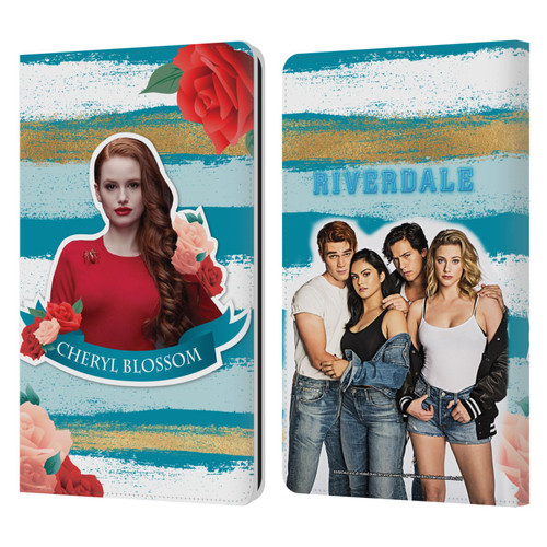 Riverdale Graphics Cheryl Blossom Leather Book Wallet Case Cover For Amazon Kindle Paperwhite 1 / 2 / 3