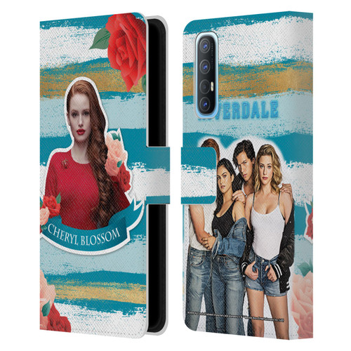 Riverdale Graphics Cheryl Blossom Leather Book Wallet Case Cover For OPPO Find X2 Neo 5G