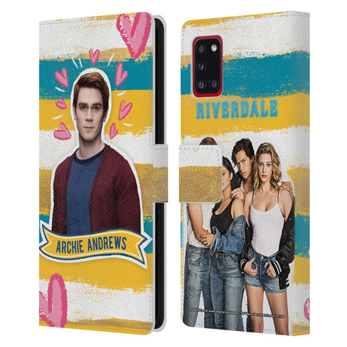 Riverdale Graphics Archie Andrews Leather Book Wallet Case Cover For Samsung Galaxy A31 (2020)