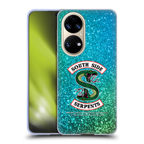 Riverdale South Side Serpents Glitter Print Logo Soft Gel Case for Huawei P50