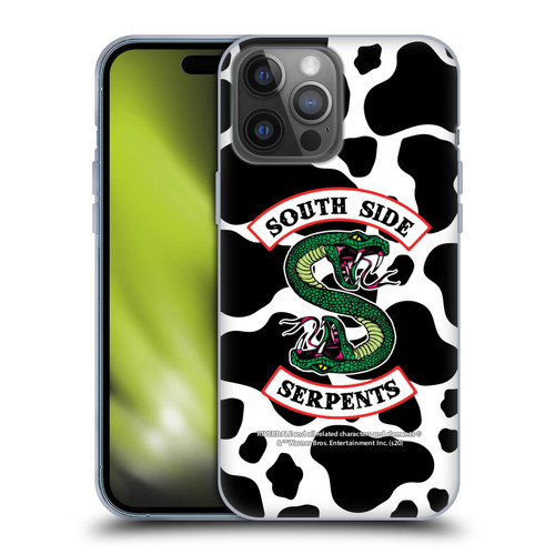 Riverdale South Side Serpents Cow Logo Soft Gel Case for Apple iPhone 14 Pro Max