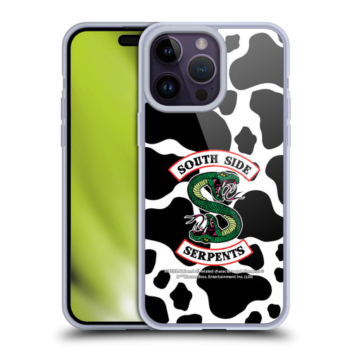 Riverdale South Side Serpents Cow Logo Soft Gel Case for Apple iPhone 14 Pro Max