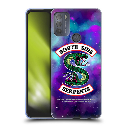 Riverdale South Side Serpents Nebula Logo 1 Soft Gel Case for Motorola Moto G50