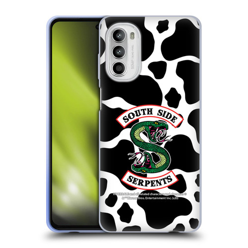 Riverdale South Side Serpents Cow Logo Soft Gel Case for Motorola Moto G52