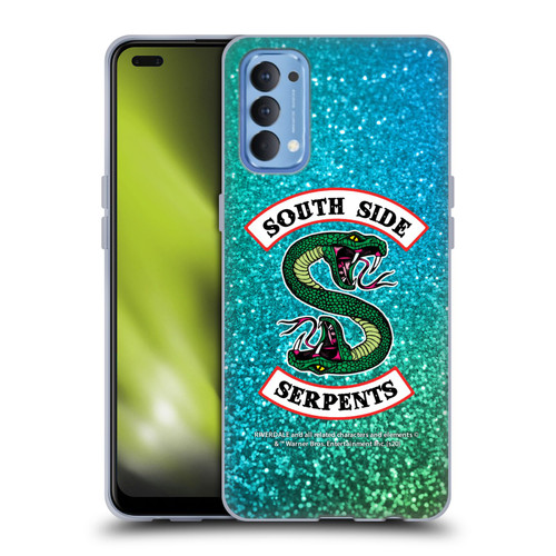 Riverdale South Side Serpents Glitter Print Logo Soft Gel Case for OPPO Reno 4 5G
