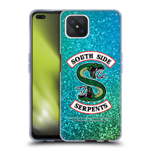 Riverdale South Side Serpents Glitter Print Logo Soft Gel Case for OPPO Reno4 Z 5G