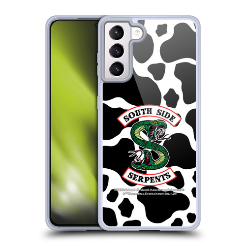 Riverdale South Side Serpents Cow Logo Soft Gel Case for Samsung Galaxy S21+ 5G
