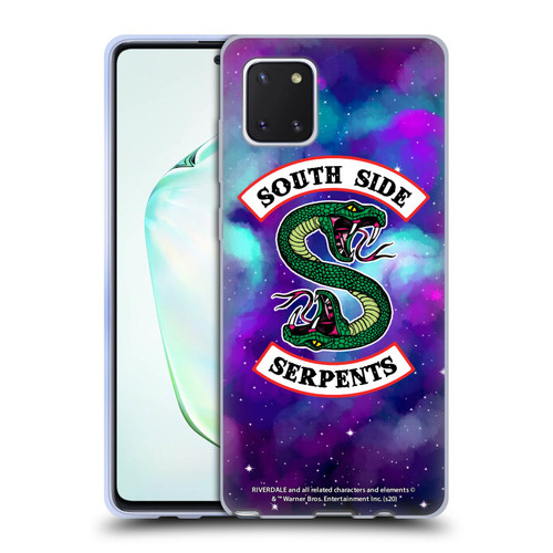 Riverdale South Side Serpents Nebula Logo 1 Soft Gel Case for Samsung Galaxy Note10 Lite