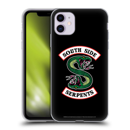 Riverdale Graphic Art South Side Serpents Soft Gel Case for Apple iPhone 11