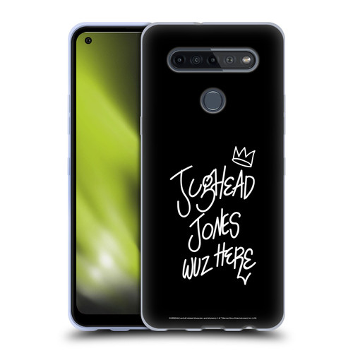 Riverdale Graphic Art Jughead Wuz Here Soft Gel Case for LG K51S