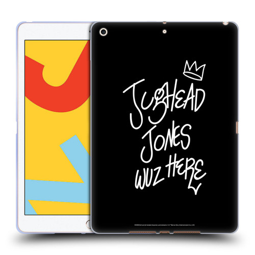 Riverdale Graphic Art Jughead Wuz Here Soft Gel Case for Apple iPad 10.2 2019/2020/2021