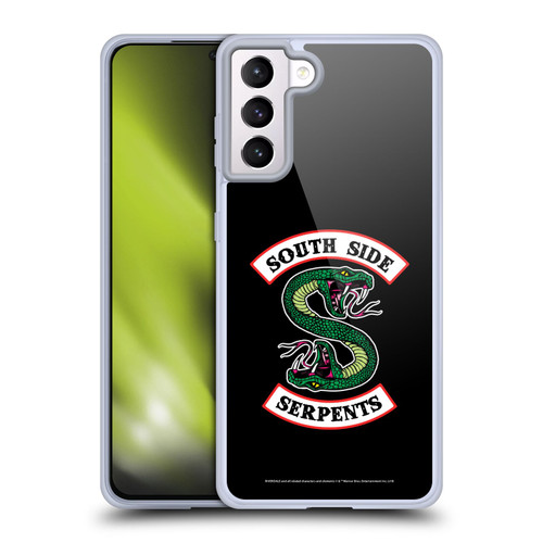 Riverdale Graphic Art South Side Serpents Soft Gel Case for Samsung Galaxy S21+ 5G