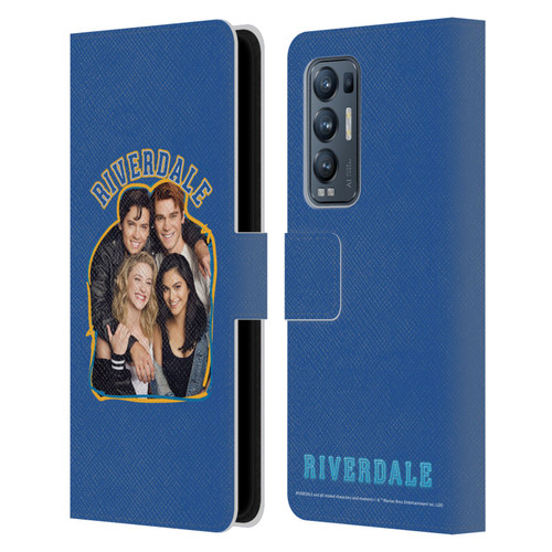 Riverdale Art Riverdale Cast 2 Leather Book Wallet Case Cover For OPPO Find X3 Neo / Reno5 Pro+ 5G