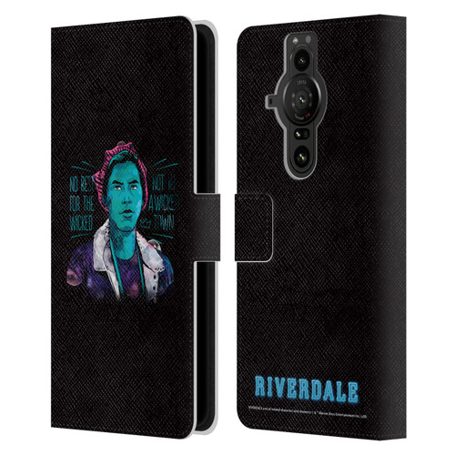 Riverdale Art Jughead Jones Leather Book Wallet Case Cover For Sony Xperia Pro-I