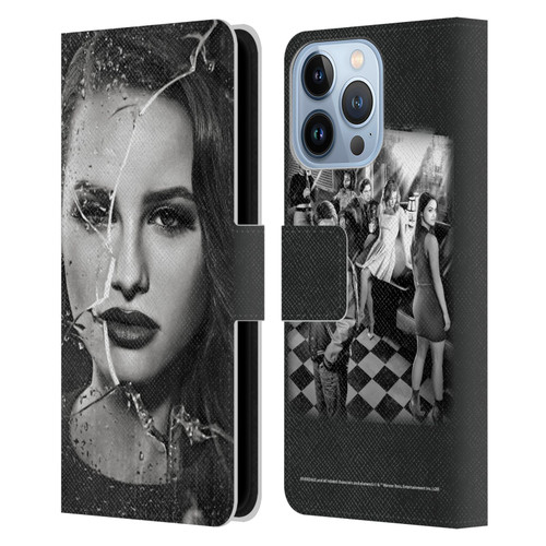 Riverdale Broken Glass Portraits Cheryl Blossom Leather Book Wallet Case Cover For Apple iPhone 13 Pro