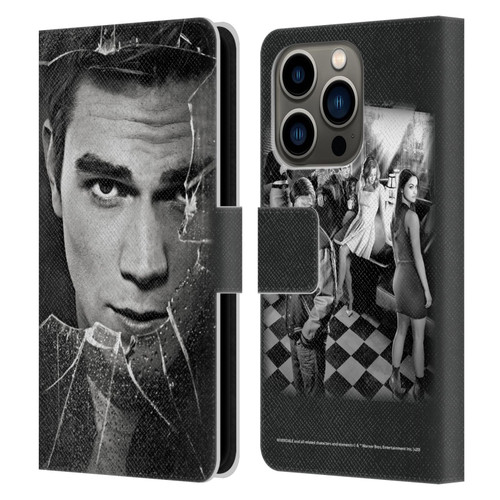 Riverdale Broken Glass Portraits Archie Andrews Leather Book Wallet Case Cover For Apple iPhone 14 Pro