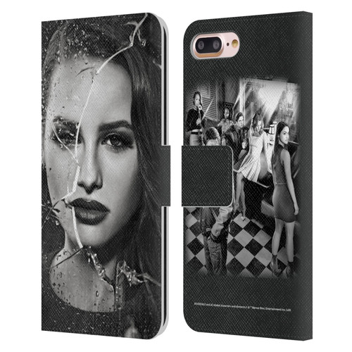 Riverdale Broken Glass Portraits Cheryl Blossom Leather Book Wallet Case Cover For Apple iPhone 7 Plus / iPhone 8 Plus