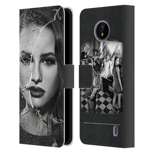 Riverdale Broken Glass Portraits Cheryl Blossom Leather Book Wallet Case Cover For Nokia C10 / C20