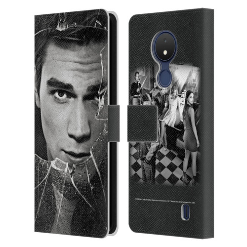 Riverdale Broken Glass Portraits Archie Andrews Leather Book Wallet Case Cover For Nokia C21