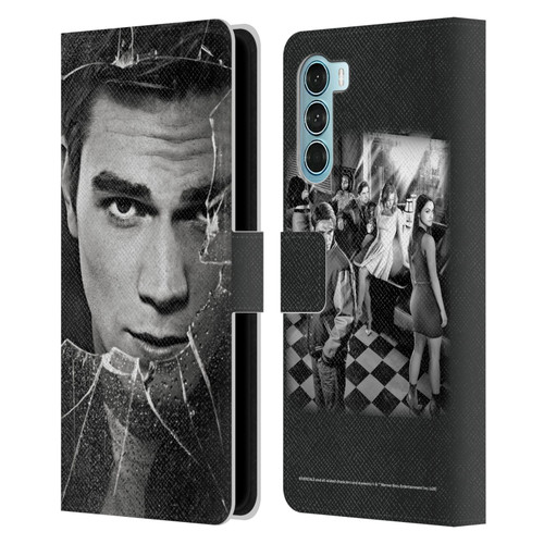 Riverdale Broken Glass Portraits Archie Andrews Leather Book Wallet Case Cover For Motorola Edge S30 / Moto G200 5G