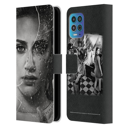 Riverdale Broken Glass Portraits Betty Cooper Leather Book Wallet Case Cover For Motorola Moto G100
