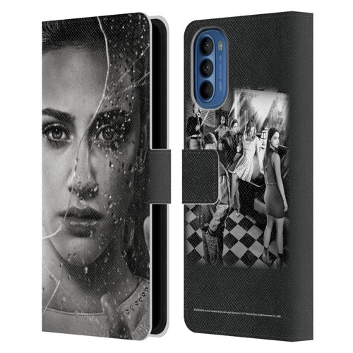 Riverdale Broken Glass Portraits Betty Cooper Leather Book Wallet Case Cover For Motorola Moto G41