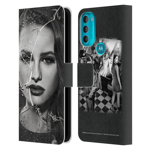 Riverdale Broken Glass Portraits Cheryl Blossom Leather Book Wallet Case Cover For Motorola Moto G71 5G