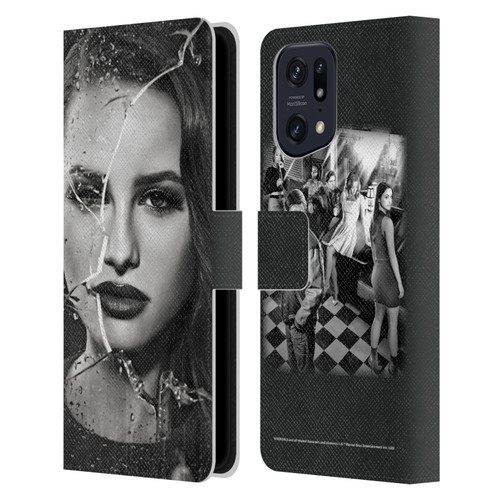 Riverdale Broken Glass Portraits Cheryl Blossom Leather Book Wallet Case Cover For OPPO Find X5