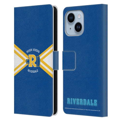 Riverdale Graphic Art River Vixens Uniform Leather Book Wallet Case Cover For Apple iPhone 14 Plus