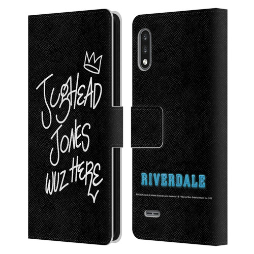 Riverdale Graphic Art Jughead Wuz Here Leather Book Wallet Case Cover For LG K22