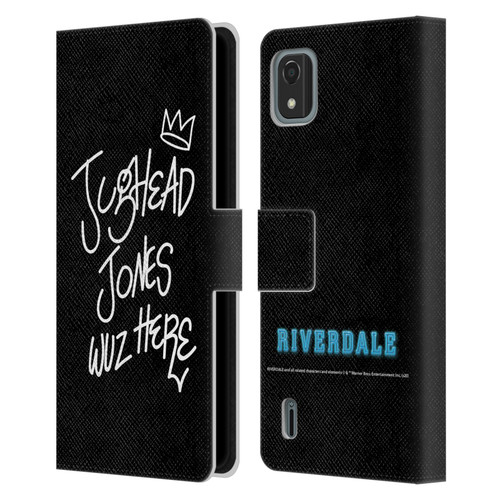 Riverdale Graphic Art Jughead Wuz Here Leather Book Wallet Case Cover For Nokia C2 2nd Edition