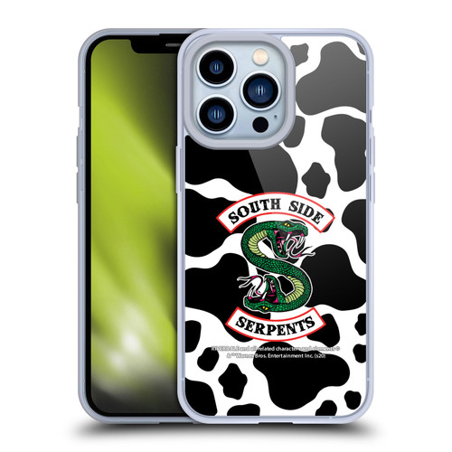 Riverdale South Side Serpents Cow Logo Soft Gel Case for Apple iPhone 13 Pro
