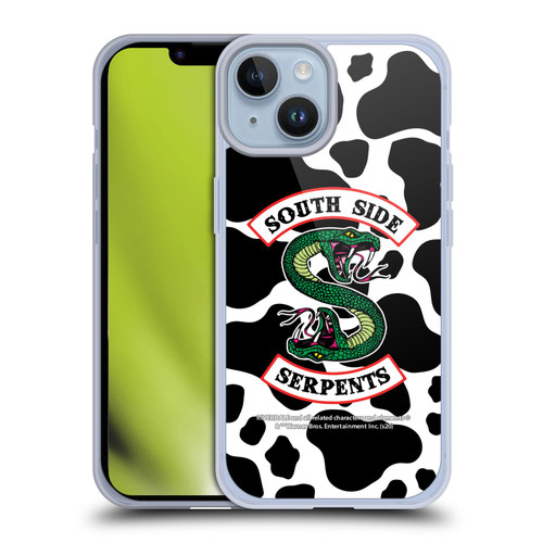 Riverdale South Side Serpents Cow Logo Soft Gel Case for Apple iPhone 14