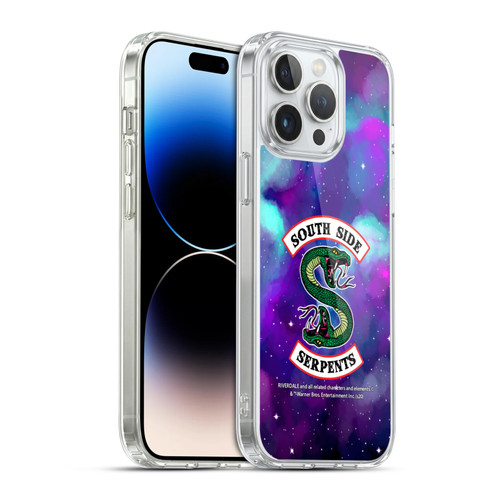 Riverdale South Side Serpents Nebula Logo 1 Soft Gel Case for Apple iPhone 14 Pro Max & MagSafe