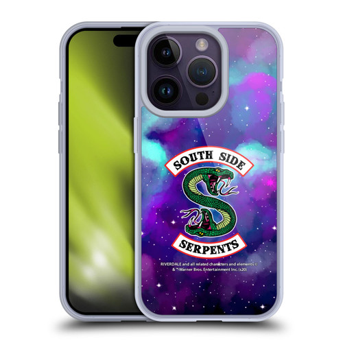 Riverdale South Side Serpents Nebula Logo 1 Soft Gel Case for Apple iPhone 14 Pro