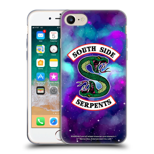 Riverdale South Side Serpents Nebula Logo 1 Soft Gel Case for Apple iPhone 7 / 8 / SE 2020 & 2022