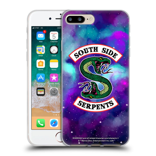 Riverdale South Side Serpents Nebula Logo 1 Soft Gel Case for Apple iPhone 7 Plus / iPhone 8 Plus
