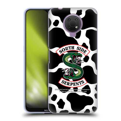 Riverdale South Side Serpents Cow Logo Soft Gel Case for Nokia G10
