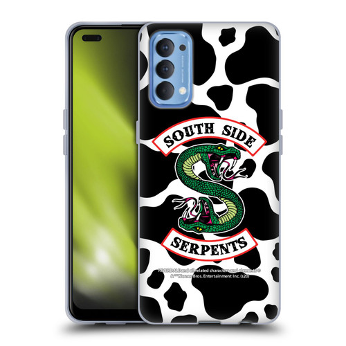 Riverdale South Side Serpents Cow Logo Soft Gel Case for OPPO Reno 4 5G